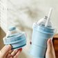 ☀️ Sommeraktion: 40 % Rabatt!⏰ Tragbarer Silikon-Eiskugelbecher | Mit Strohhalm, faltbar & auslaufsicher 🧊💧