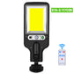 💎 50 % RABATT! 💎 1500-W-LED-Solarbeleuchtungssystem: superhell, kabellos und wetterfest, mit Bewegungssensor + Fernbedienung (IP65) ☀️💡