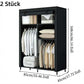 Einfach zu montierender Kleiderschrank aus Vliesstoff