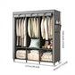 Einfach zu montierender Kleiderschrank aus Vliesstoff