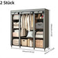 Einfach zu montierender Kleiderschrank aus Vliesstoff
