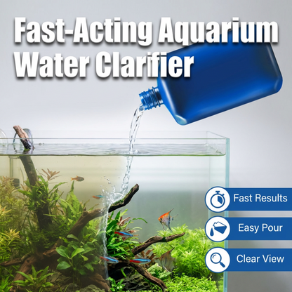 🔥 52 % Rabatt 💥 💧【Schnellwirkender Wasserklärer für Aquarien】 – Einfach einfüllen, und das trübe Wasser klärt sich von selbst – die Fische schwimmen, als wären sie in der Luft! 🐠✨