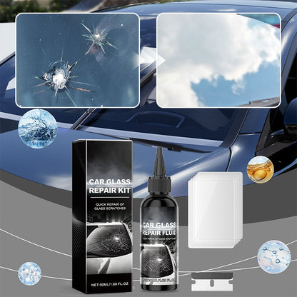 💫Kaufen Sie 5 und erhalten Sie 5 gratis💫Schnell wirkendes Auto-Windschutzscheiben-Riss-Reparaturset