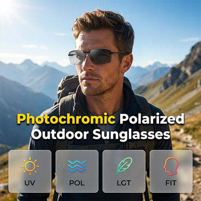 Photochrome polarisierte Sonnenbrille für den Outdoor-Bereich