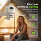 ⏰ Zeitlich begrenztes Angebot: 50 % Rabatt🌬️✨Wiederaufladbarer Deckenventilator mit LED-Beleuchtung