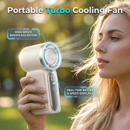 🌀Nur 13.99€ diesen Sommer!!!💨Mini-Handventilator mit LED-Anzeige –👍5-stufiger Turbo-Ventilator im Taschenformat.✨Über USB aufladbar, schnelle Kühlung für Reisen und beim Schminken. Das perfekte Geschenk. Tragbare Kühlung
