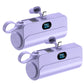Tragbare Mini-Powerbank in Kapselform