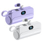 Tragbare Mini-Powerbank in Kapselform
