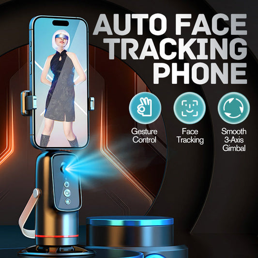 🎥AI-Gesichtsverfolgung Telefonhalter mit 360° Rotation – Ihr intelligenter Kameramann für Vlogs, Livestreams & Content