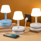 📢📢 50 % Rabatt!! ⏰💡 Nachttischlampe mit Steckdosen und USB-Anschlüssen