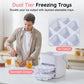 Tragbarer Eiskübel im Pressform-Design