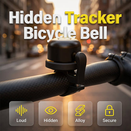 Unauffällige Halterung für den Tracker & Fahrradklingel