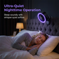 🌬️ USB-Wandventilator mit Digitalanzeige und starker Klemme 💤 Extrem leise Kühlung für die Nacht, omnidirektional schwenkbar. Heute 50 % reduziert!