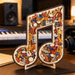 📢📢50 % Rabatt!!🥳💞 50K+ VERKAUFT! ⚡🧩Holzpuzzle in Form einer Musiknote