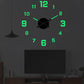📢📢50 % Rabatt!!🥳💞 50K+ VERKAUFT! ⚡⏰3D-Wanduhr-Set aus selbstleuchtendem Acryl zur Selbstmontage