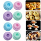🍩50 % RABATT⏰ Silikonbackförmchen im Donut-Stil, leicht lösbar, ideal zum Backen