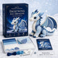 DIY-Patchwork-Set „Eisdrachen“ – „Arktischer Winterwächter“ – Nähset