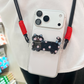 Niedlicher Handy-Clip mit Tiermotiv und Umhängeband
