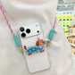 Niedlicher Handy-Clip mit Tiermotiv und Umhängeband