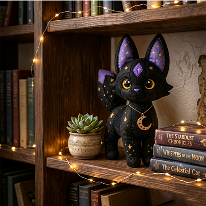 🤩2026 NEU EINGETROFFEN🔥Nähset für Anfänger: Mystische Patchwork-Tiere 🌙 – DIY-Plüsch-Bastelset mit Sternenstoff & Mondanhänger 🧵✨