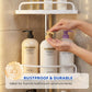 📢📢50 % Rabatt!!+Kostenloser Versand✈️Verstellbarer teleskopischer Dusch-Eckorganizer 🚿
