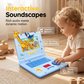 💻 50% RABATT! 🧸 Interaktiver Simulations-Spielzeug-Laptop – Lichter, Töne & Lernspiele – Fördert spielerisch Kreativität & Motorik bei Kindern 🎵