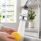 3-Gang-Wasserhahnfilter mit Spritzschutz und Universalgelenk