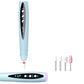 2-in-1 Elektrischer Nagelfräser mit UV-Gel-Lampe, tragbares Maniküre- und Pediküre-Set