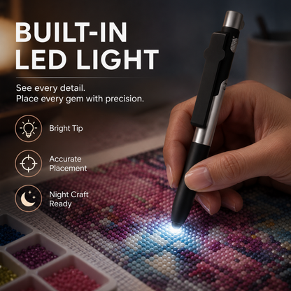 Tragbarer LED-Diamantmalstift