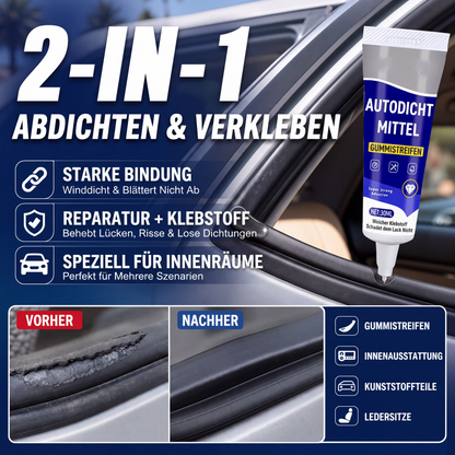 🔧🚗 Gummi-Dichtkleber – wasserfest, flexibel, schnell – repariert Türdichtungen im Handumdrehen! ⚡