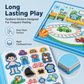 Magnetisches Quiet-Book für Kinder mit Faltpuzzle – Frühförderungsspielzeug für Jungen und Mädchen