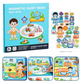 Magnetisches Quiet-Book für Kinder mit Faltpuzzle – Frühförderungsspielzeug für Jungen und Mädchen