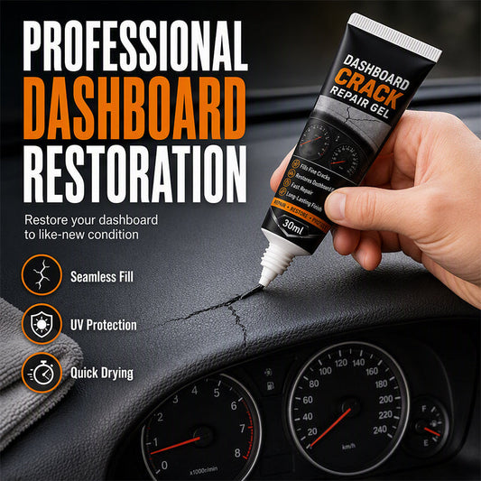 🚗JETZT 50 % RABATT! Professionelles Reparaturgel für Risse im Armaturenbrett – schnell trocknender, nahtloser Füllstoff mit UV-Schutz, Creme zur Aufarbeitung des Fahrzeuginnenraums für rissiges Leder und Kunststoff-Armaturenbretter