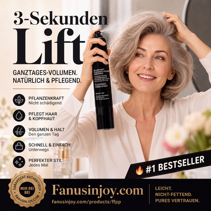 ⏳Youtube Sale Zeitlich begrenztes Sonderangebot⏰Von Friseuren empfohlen! 🔥Styling in 3 Sekunden! Mühelos fluffige und elegante Frisuren kreieren! 👩 Volumen- und Festigungsspray mit Pfirsichduft