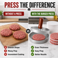 Burgerpresse mit Holzgriff