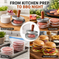 Burgerpresse mit Holzgriff
