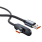 100-W-Typ-C-Schnellladekabel mit 90-Grad-Winkelstecker