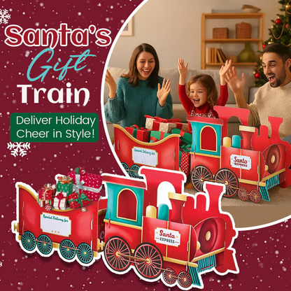 🎁 50 % RABATT! Kreativer Weihnachtsmann-Geschenk-Expresszug – Geräumige Fächer für Geschenke, verspieltes Lebkuchen-Design. Ganz ohne Werkzeug – einfach unter den Baum stellen und zusehen, wie der Weihnachtszauber zum Leben erwacht! 🎄✨