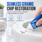 Weiße Reparaturcreme für Toilettenkeramik