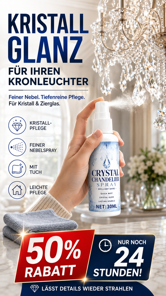 ✨ Reiniger für Kristallkronleuchter | Easy Shine Care