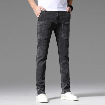 Multi-Pocket Stretch Herrenjeans