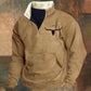 Herren Casual Sweatshirt mit Stehkragen